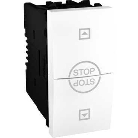 UNICA - INTRERUPTOR - 10 AX, 250 V C.A. - 1 M - ALB