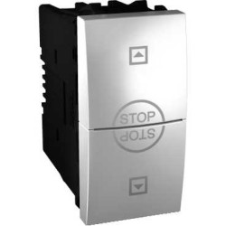 UNICA TOP/CLASS - INTRERUPATOR - 10 A, 250 VC.A. - 1 M - ALUMINIU