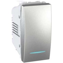 UNICA - COMUTATOR BASCULANT - MONODIR. - 10 AX 250 V C.A. - 1 M - ALUMINIU UNICA - COMUTATOR BASCULANT - MONODIR. - 10 AX 250 V C.A. - 1 M - ALUMINIU