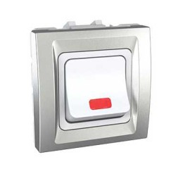 UNICA TOP/CLASS - INTRERUPATOR - SIMPLU - 32 A 250 VC.A. - 2 M - ALUMINIU