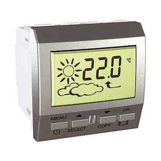 UNICA TOP - STATIE METEO - 230 V C.A. - ALUMINIU
