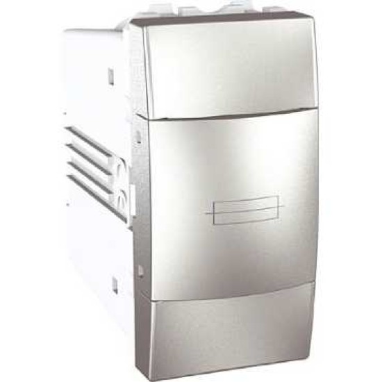 UNICA TOP/CLASS - PORTFUZIBIL - 10 A, 250 VCA - CIL. 6X32 MM - 1 M - ALU.