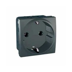 UNICA TOP - 1 PRIZA ELECTRICA - 2P+E - GERMANIA - 2 M - GRAFIT