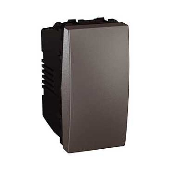 UNICA - COMUTATOR BASCULANT - MONODIR. - 16 AX 250 V C.A. - 1 M - GRAFIT UNICA - COMUTATOR BASCULANT - MONODIR. - 16 AX 250 V C.A. - 1 M - GRAFIT