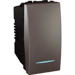 UNICA - COMUTATOR BASCULANT - MONODIR. - 16 AX 250 V C.A. - 1 M - GRAFIT UNICA - COMUTATOR BASCULANT - MONODIR. - 16 AX 250 V C.A. - 1 M - GRAFIT