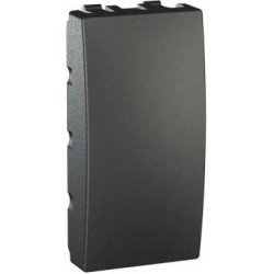 UNICA TOP/CLASS - PLACA OARBA  - 1 MODUL - GRAFIT