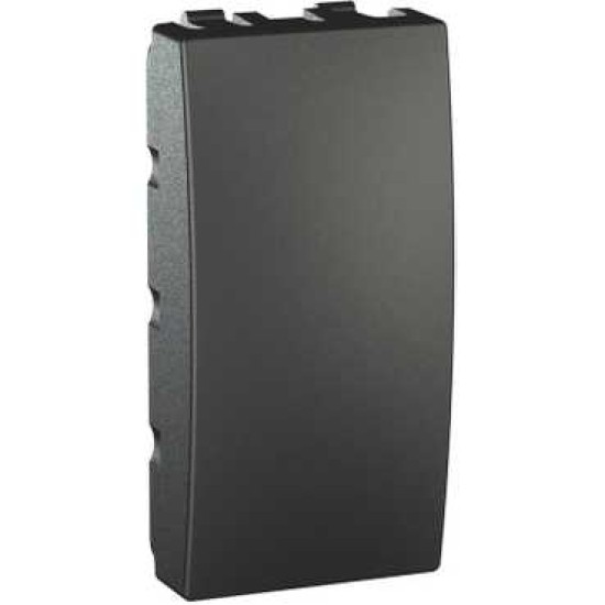 UNICA TOP/CLASS - PLACA OARBA  - 1 MODUL - GRAFIT