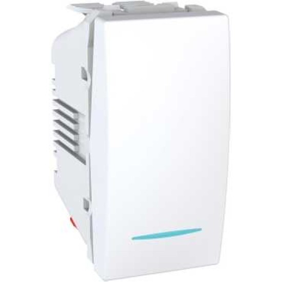 UNICA - COMUTATOR BASCULANT - BIDIR. - 10 AX 250 V C.A. - 1 M - ALB