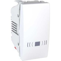 UNICA - COMUTATOR CU BUTON - 10 A 250 V C.A. - 1 M - ALB UNICA - COMUTATOR CU BUTON - 10 A 250 V C.A. - 1 M - ALB