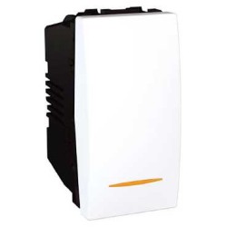 UNICA - COMUTATOR BASCULANT - BIDIR. - 16 AX 250 V C.A. - 1 M - ALB UNICA - COMUTATOR BASCULANT - BIDIR. - 16 AX 250 V C.A. - 1 M - ALB