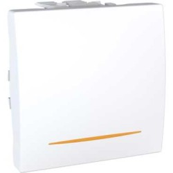 UNICA - INTRERUPATOR - DUBLU - 10 AX 250 V C.A. - 2 M - ALB UNICA - INTRERUPATOR - DUBLU - 10 AX 250 V C.A. - 2 M - ALB