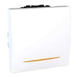 UNICA - INTRERUPATOR - DUBLU - 16 AX 250 V C.A. - 2 M - ALB UNICA - INTRERUPATOR - DUBLU - 16 AX 250 V C.A. - 2 M - ALB