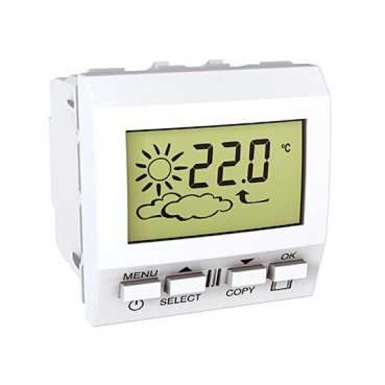 UNICA - STATIE METEO - 230 V C.A. - ALB