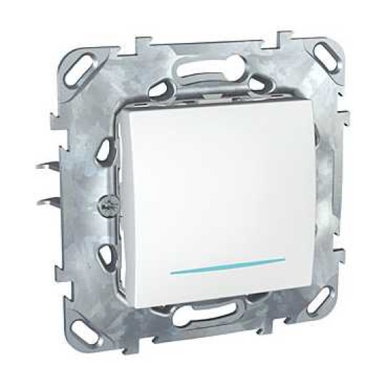 UNICA - COMUTATOR BASCULANT - BIDIR. - 10 AX 250 V C.A. - 2 M - ALB