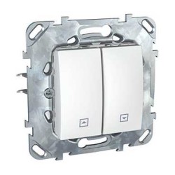 UNICA - COMUTATOR BASCULANT - MONODIR. - 10 A 250 V C.A. - 2 M - ALB