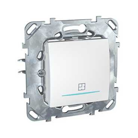 UNICA - COMUTATOR TEMPORIZAT - 230 V C.A. - 2 M - ALB UNICA - COMUTATOR TEMPORIZAT - 230 V C.A. - 2 M - ALB