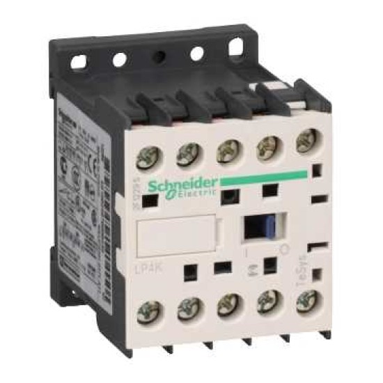 CONTACTOR TESYS LP4-K - 3 POLI - AC-3 440 V 9 A - BOBINA 24 V C.C.