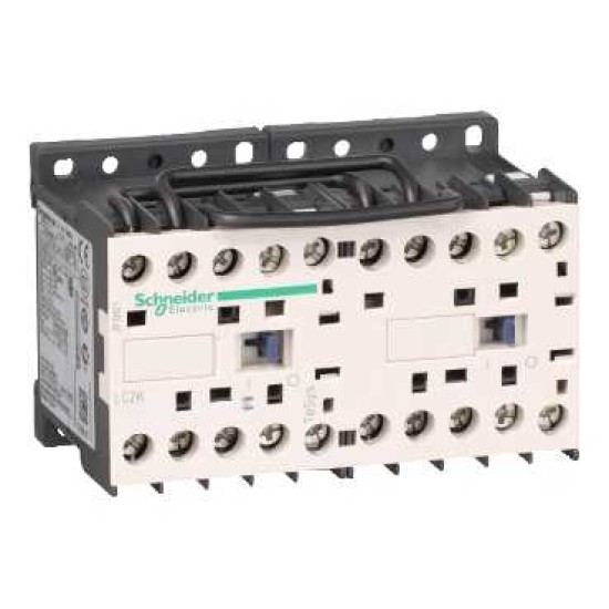 CONTACTOR REVERSIBIL TESYS LC2-K - 3 POLI - AC-3 440 V 9 A - BOBINA 24 V C.A.