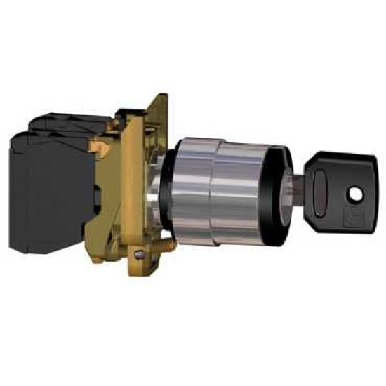 SELECTOR COMPLET - Ø22 - 2 POZITII - CU OPRIRE - 1NO - RONIS 455