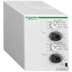 RELEU TEMP. CONECTABIL UNIV. - INTERM. - 0,1 S...60 MIN - 24...240 V C.A. - 2 OC