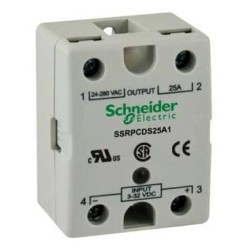 RELEU STATIC - MONTARE PE PANOU - INTRARE 3-32 V CC, IESIRE 24-280 V CA, 25A
