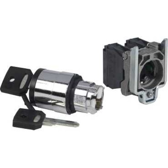 SELECTOR COMPLET - Ø22 - 3 POZITII - CU OPRIRE - 2NO - RONIS 455 SELECTOR COMPLET - Ø22 - 3 POZITII - CU OPRIRE - 2NO - RONIS 455