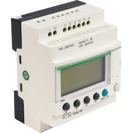 RELEU INTELIGENT MODULAR ZELIO LOGIC - 10 I O - 100...240 V C.A. - CEAS - AFISAJ