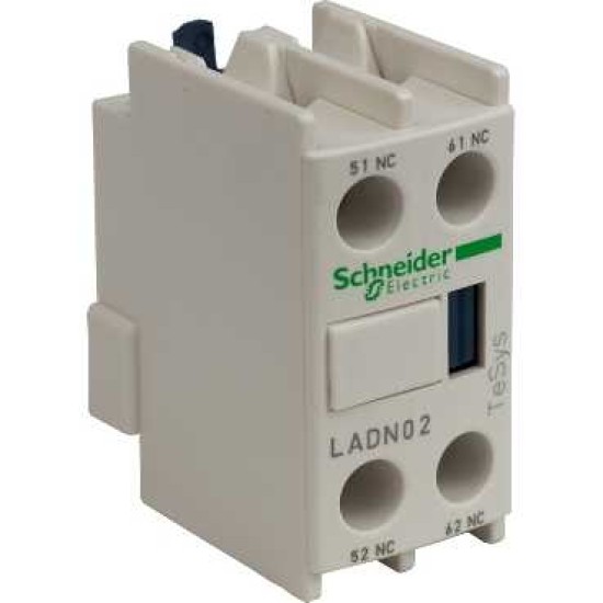 BLOC DE CONTACTE AUXILIAR TESYS - 2 NC - BORNE TIP CLEMA CU SURUB BLOC DE CONTACTE AUXILIAR TESYS - 2 NC - BORNE TIP CLEMA CU SURUB