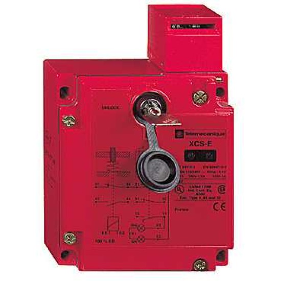 COMUT. PROT MET. XCSE -2NC+1NO -DECUPL. LENTA -2 INT. DER. M20 X 1.5 - 220/240 V