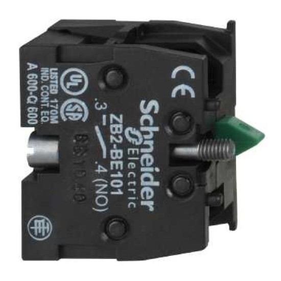 CUTIE DE BORNE ZB2 - REVENIRE CU ARC - 1 NO - DECUPLARE LENTA - MONTARE FRONTALA CUTIE DE BORNE ZB2 - REVENIRE CU ARC - 1 NO - DECUPLARE LENTA - MONTARE FRONTALA