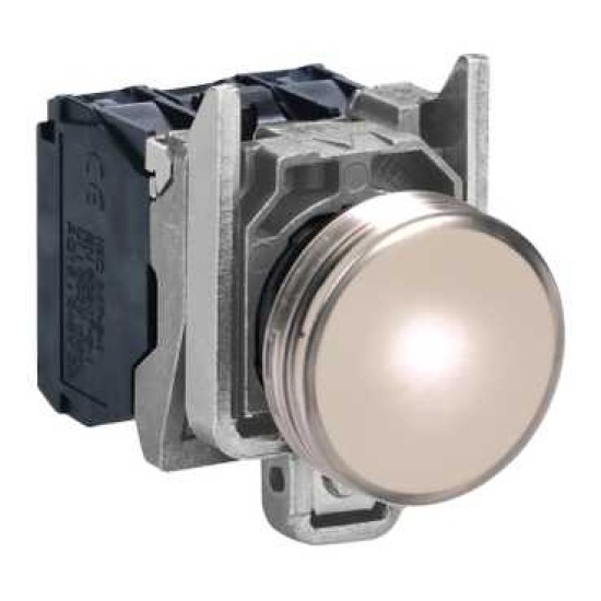 LAMPA PILOT COMPLETA ALBA Ø 22, LENTILA SIMPLA, LED INTEGRAL 230...240V