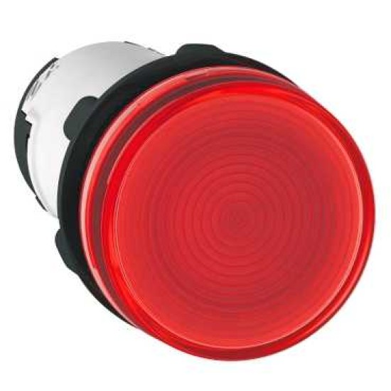LAMPA PILOT ROTUNDA Ø 22 - ROSIE - BAZA BA 9S - <= 250 V - BORNE CLEMA-SURUB