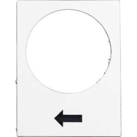 LEGENDA - 30 X 40 MM - ALBA - RIDICARE SAU LA DREAPTA, LENT LEGENDA - 30 X 40 MM - ALBA - RIDICARE SAU LA DREAPTA, LENT