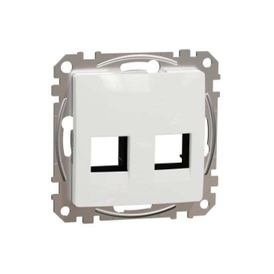 Sedna Design, Placa BLACK RJ45, alb Sedna Design, Placa BLACK RJ45, alb