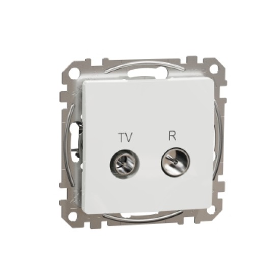Sedna Design, Priza TV R intermediara 10dB, alb Sedna Design, Priza TV R intermediara 10dB, alb