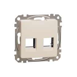 Sedna Design, Placa TRANSPARENT RJ45, bej