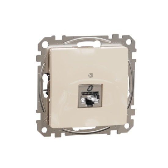 Sedna Design, Priza RJ45 Cat6A STP, bej