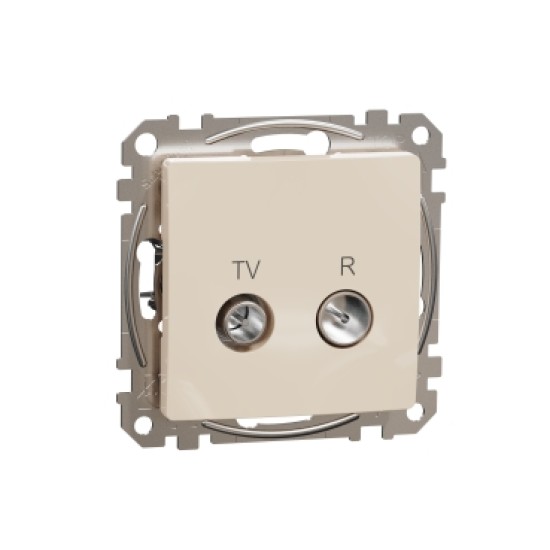 Sedna Design, Priza TV R intermediara 10dB, bej