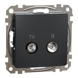 Sedna Design, Priza TV R finala 4dB, antracit Sedna Design, Priza TV R finala 4dB, antracit