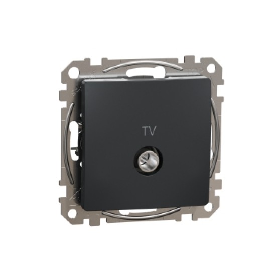 Sedna Design, Priza TV finala 4dB, antracit Sedna Design, Priza TV finala 4dB, antracit