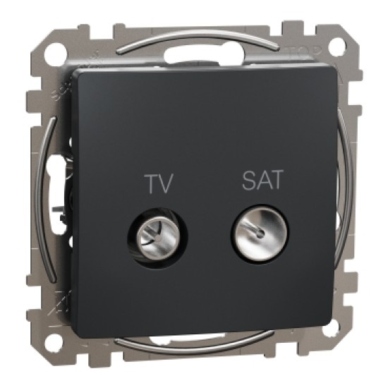 Sedna Design, Priza TV SAT intermediara 7dB, antracit