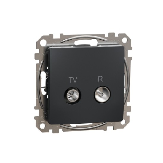 Sedna Design, Priza TV R intermediara 10dB, antracit
