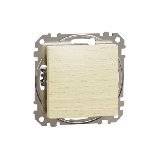 Sedna Elements, Intrerupator cruce 10AX, lemn Sedna Elements, Intrerupator cruce 10AX, lemn
