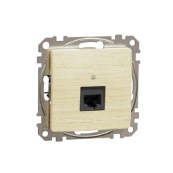 Sedna Elements, Priza RJ45 Cat5E UTP, lemn