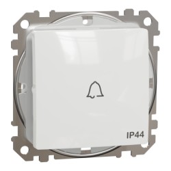 Sedna Design, Intrerupator cu revenireind sonerie IP44, alb