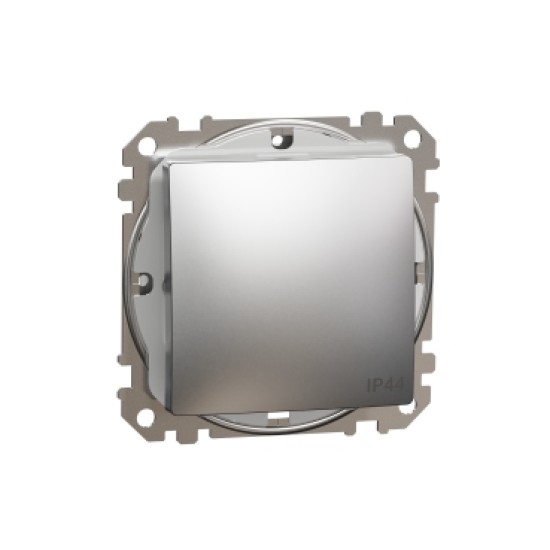 Sedna Elements, Intrerupator simplu IP44, aluminiu patinat Sedna Elements, Intrerupator simplu IP44, aluminiu patinat