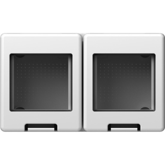 Modul doza montaj Cubo IP55 alb 2x2M