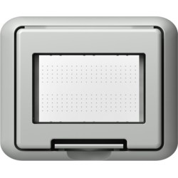 Modul rama montaj ST Cubo IP55 gri 3M