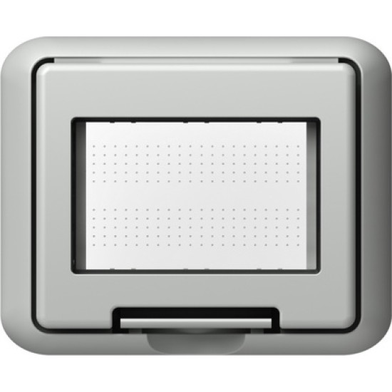 Modul rama montaj ST Cubo IP55 gri 3M