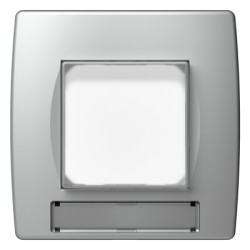 Rama decorativa IP44 argintiu 2M (intrerupator)